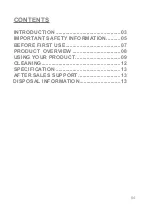 Preview for 4 page of Giani Cucina GC-KMO38LHG-AEE Instruction Manual