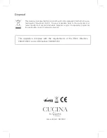 Preview for 5 page of Giani Cucina GCCG-103 Instruction Manual