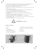 Preview for 4 page of Giani CUCINA GCHF-599 Instruction Manual