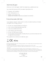 Предварительный просмотр 11 страницы Giani CUCINA GCHF-599 Instruction Manual