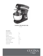 Preview for 3 page of Giani CUCINA GCSM-983 Instruction Manual