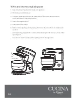 Предварительный просмотр 10 страницы Giani CUCINA GCSM-983 Instruction Manual