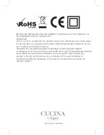 Preview for 6 page of Giani Cucina GCWCP-01 Instruction Manual