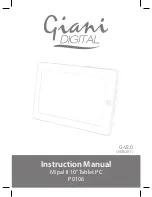 Giani P0106 Instruction Manual preview