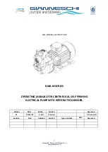 Gianneschi BMA-M Series Operating Manual preview