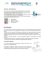 Preview for 20 page of Gianneschi ECOINOX C.E. Operating And Maintenance Manual