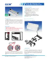 Preview for 1 page of Gianni Industries 10003F Specification Sheet