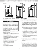 Предварительный просмотр 5 страницы Giant Factories RESIDENTIAL DIRECT VENT GAS-FIRED WATER HEATERS Owner'S Manual