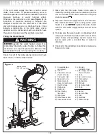 Предварительный просмотр 10 страницы Giant Factories RESIDENTIAL DIRECT VENT GAS-FIRED WATER HEATERS Owner'S Manual