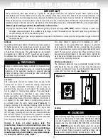 Preview for 4 page of Giant Factories UG40 Installation And Operating Instructions Manual