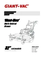 Preview for 1 page of Giant-Vac M32125KAW Assembly Instructions And Operator'S Manual