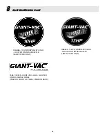 Preview for 23 page of Giant-Vac Whisper-Jet LBWJ10172BV Assembly & Operators Manual