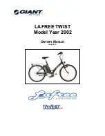 Giant 2002 LAFREE TWIST Owner'S Manual предпросмотр