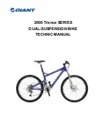 Предварительный просмотр 1 страницы Giant 2005 Trance SERIES Service Manual