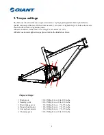 Предварительный просмотр 8 страницы Giant 2005 Trance SERIES Service Manual