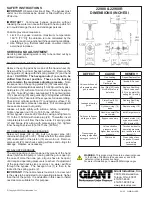 Preview for 2 page of Giant 22980 Quick Start Manual