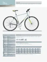 Giant Aluxx FCR 1 W Specifications предпросмотр