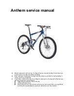 Giant ANTHEM - SERVICE Service Manual preview