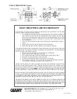 Предварительный просмотр 8 страницы Giant GP6132 Repair And Service Manual