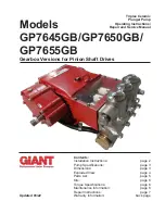 Giant GP7645GB Operating Instructions/ Repair And Service Manual preview