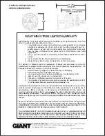 Предварительный просмотр 12 страницы Giant HR2527A Operating Instructions/ Repair And Service Manual