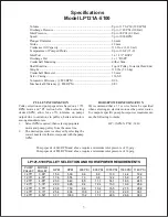 Предварительный просмотр 3 страницы Giant LP121A-5100 Operating Instructions/ Repair And Service Manual