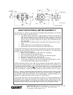 Предварительный просмотр 8 страницы Giant LP121HT Operating Instructions/ Repair And Service Manual