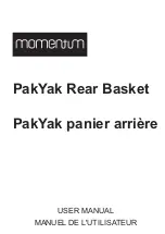 Giant Momentum PakYak Rear Basket User Manual preview