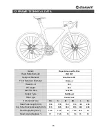 Предварительный просмотр 16 страницы Giant Propel Advanced SL Disc Series Manual