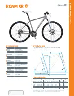 Preview for 1 page of Giant ROAM XR 0 Datasheet