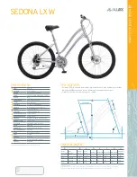 Giant SEDONA LX W Datasheet предпросмотр