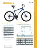 Giant SEDONA LX Datasheet предпросмотр