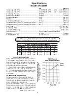 Предварительный просмотр 6 страницы Giant SP100HT Operating Instructions/ Repair And Service Manual