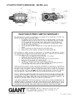 Предварительный просмотр 12 страницы Giant SP100HT Operating Instructions/ Repair And Service Manual