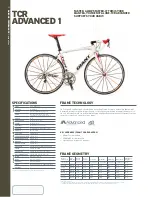 Giant TCR ADVANCED 1 Datasheet предпросмотр