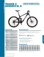 Предварительный просмотр 1 страницы Giant TRANCE X ADVANCE SL 0 Datasheet