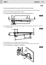 Предварительный просмотр 15 страницы GiBiDi AGO 400 Instructions For Installation Manual