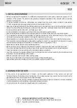 Предварительный просмотр 15 страницы GiBiDi AS06250 Instructions For Installation Manual