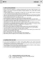 Предварительный просмотр 15 страницы GiBiDi AS06260 Instructions For Installation Manual