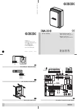 Предварительный просмотр 6 страницы GiBiDi BA230 Instructions For Installation Manual