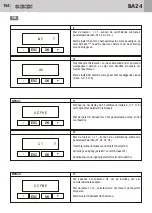 Preview for 33 page of GiBiDi BA24 Instructions For Installations