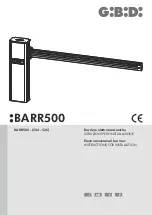 Предварительный просмотр 1 страницы GiBiDi BARR500 Instructions For Installation Manual