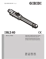 GiBiDi BL240 Instructions For Installation Manual preview