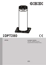 GiBiDi DPT280 Fitting, Operation And Maintenance Instructions preview