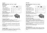 Предварительный просмотр 2 страницы GiBiDi DRS4333-RX ESTERNO A-NOX 2CH CA Quick Start Manual