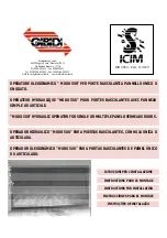 GiBiDi MODO 500 Instructions For Installation Manual preview