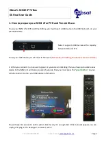 Preview for 2 page of Gibsat MINI2 IPTV Box User Manual