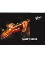 Gibson 1550-07 GUS Owner'S Manual preview