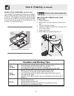 Предварительный просмотр 16 страницы Gibson 240435505 Use & Care Manual