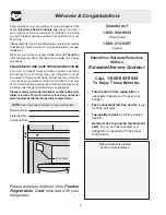 Preview for 2 page of Gibson 240435506 (0408) Use And Care Manual